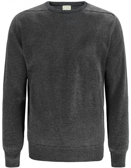 Pullover Lambswool round neck dutch fit | Charcoal