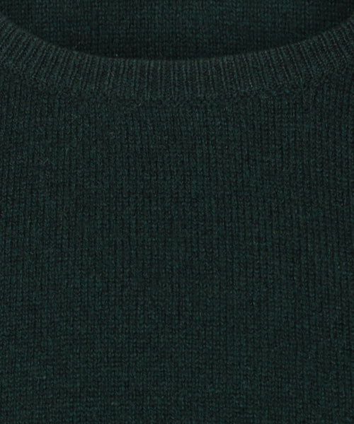 Pullover Lamswol ronde hals dutch fit | Tartan Green