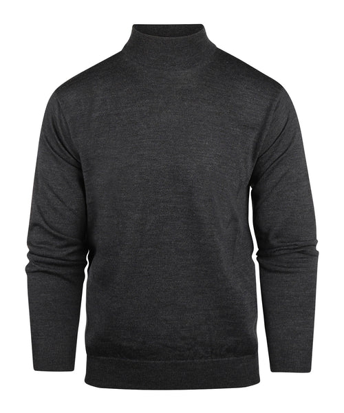 Turtle sweater Merino wool | Charcoal