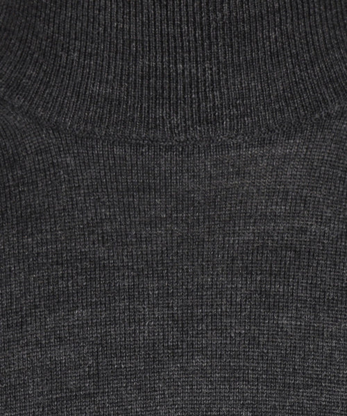 Turtle sweater Merino wool | Charcoal