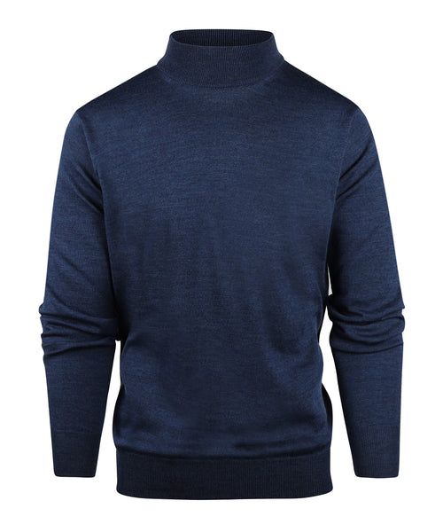 Turtle trui Merino wol | Blauw