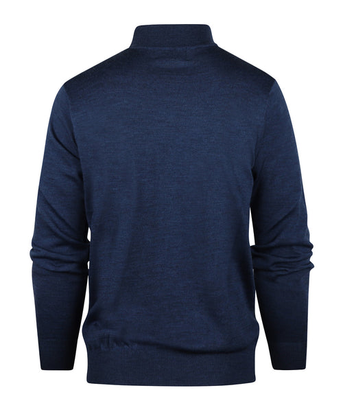 Turtle trui Merino wol | Blauw