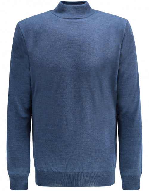 Turtle sweater Merino wool | Light Indigo