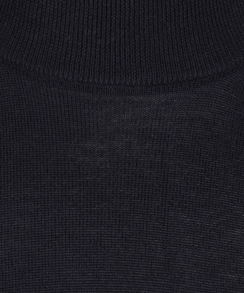 Turtle trui Merino wol | Navy