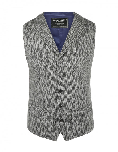 Harris Tweed Gilet | Grey