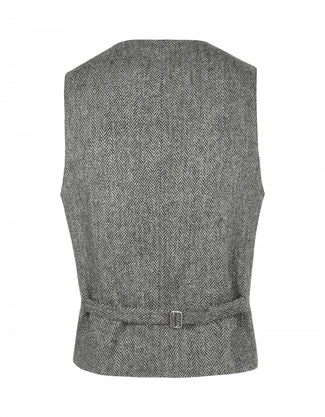 Harris Tweed Gilet | Grijs