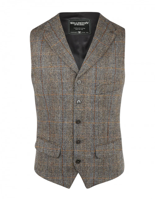 Harris Tweed Gilet | Groen