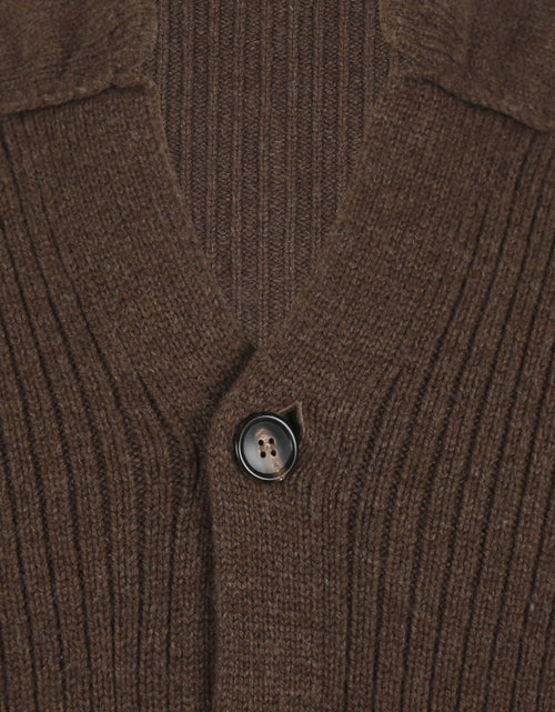 Richard Knotted Cardigan | Mocha