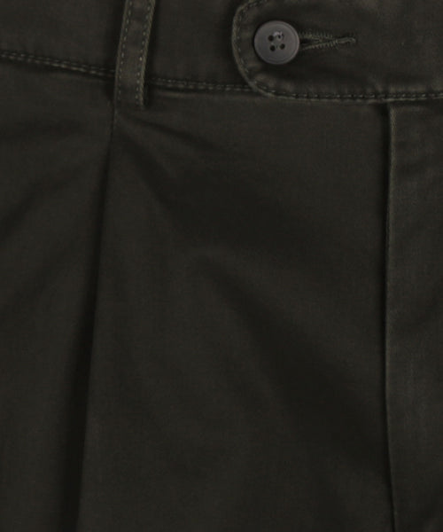 Blackpool Trousers Pleated with Turn-Up | Green