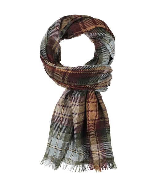 Scarf lambswool with cashmere | Brown