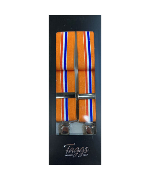 Elastische bretels met clips | Oranje