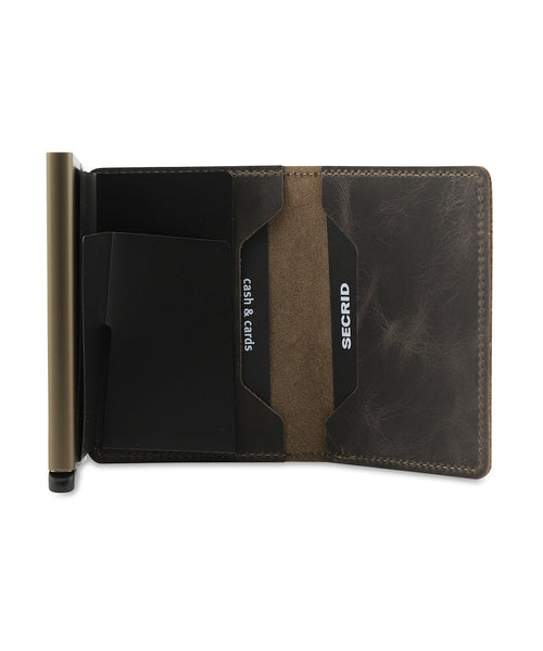 Secrid Slimwallet Card Holder | Vintage Chocolate