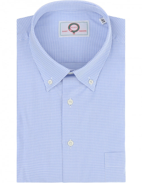 Elliot Shirt Button Down Lange Mouw | Blauw