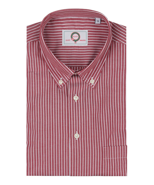 Elliot Shirt Button Down Long Sleeve | Red