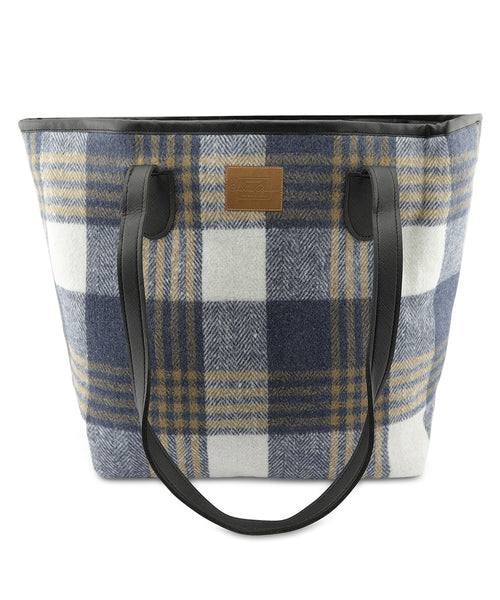 Stijlvolle Tweed Tas | Blauw