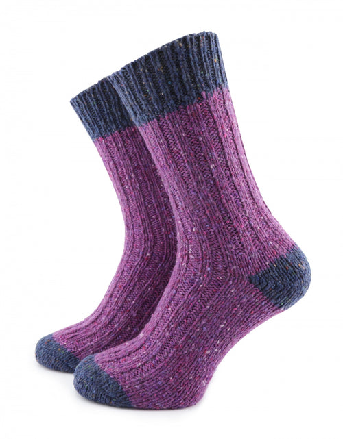 Flecks men's socks | Purple