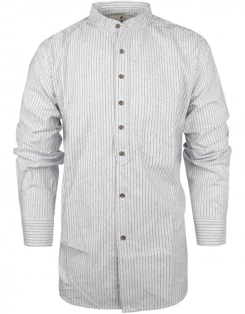 Overhemd Grandfather Shirt | Blauw