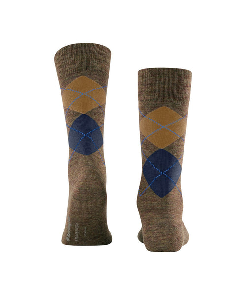 Edinburgh Melange Men's Socks | Green