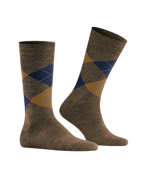 Edinburgh Melange Men's Socks | Green