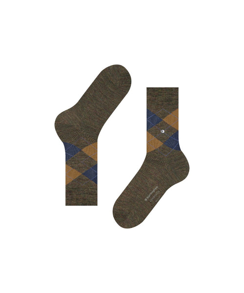 Edinburgh Melange Men's Socks | Green