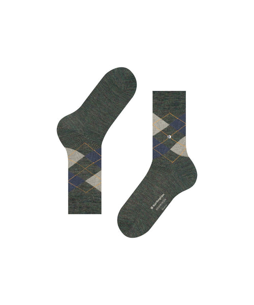 Edinburgh Melange Men's Socks | Green