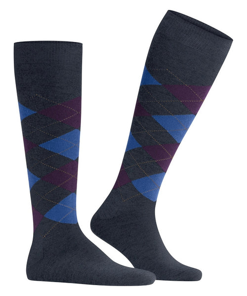 Edinburgh Men's Knee Socks | Blue