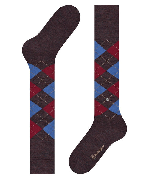 Edinburgh Men's Knee Socks | Purple