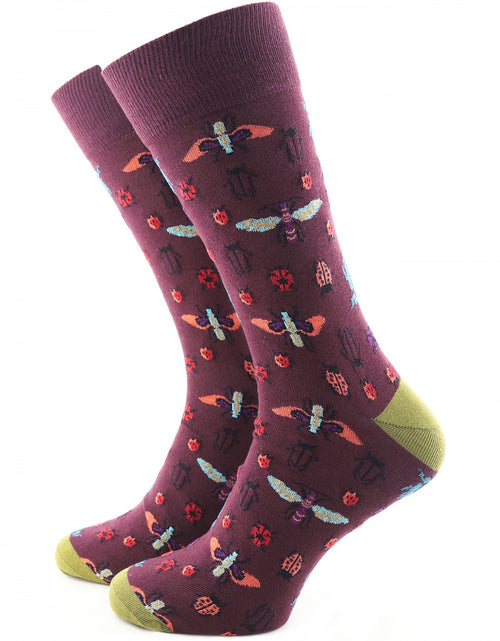 Cotton men's socks | Bordeaux Red