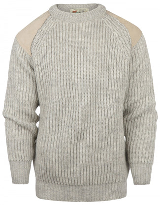 Pullover Swaledale Wol ronde hals | Beige