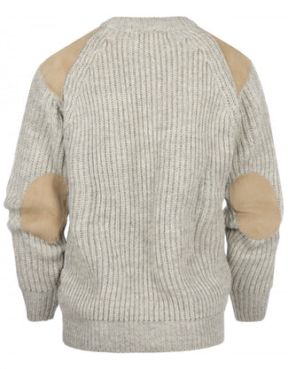 Pullover Swaledale Wol ronde hals | Beige