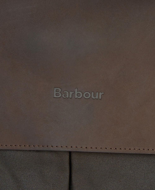 Barbour Wax Leather Briefcase | Groen