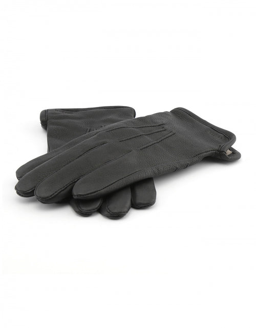 Luxury Deerskin Gloves | Black