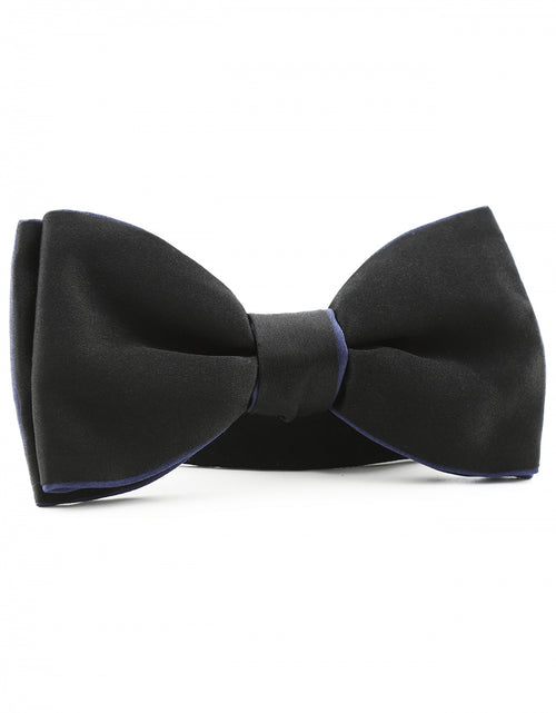 Contrast color bow | Black