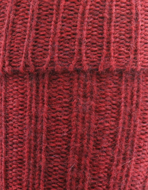 Heren kniekousen van Tweed | Bordeaux Rood