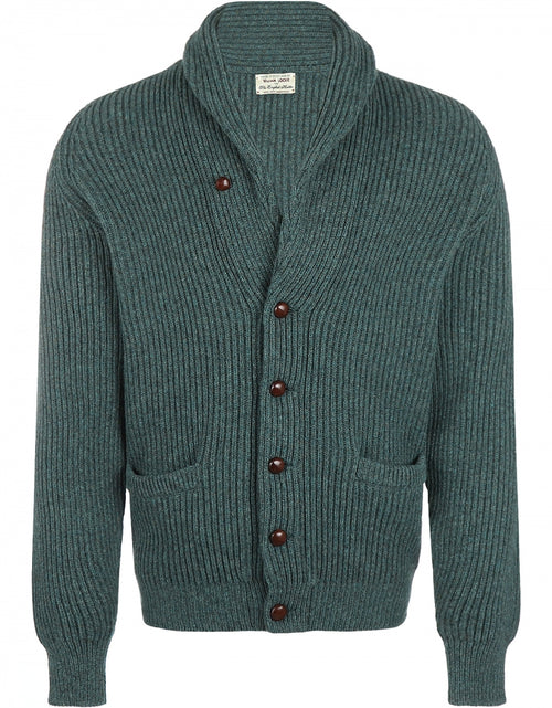 William Lockie Button Cardigan Shawl Collar | Moorland