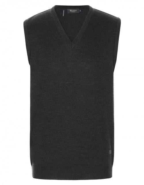 Maerz Slipover Merino Wool | Charcoal