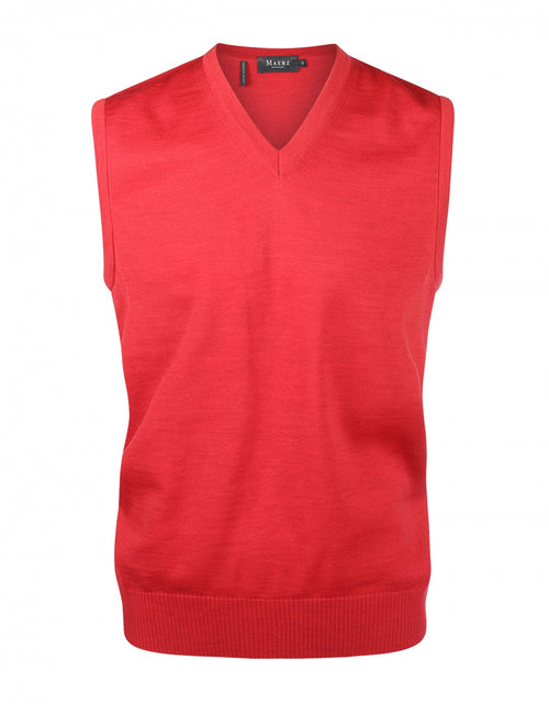 Maerz Slipover Merino Wool | Red