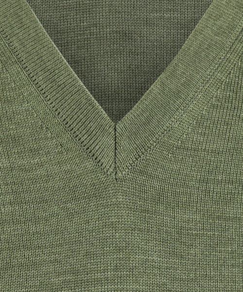 Maerz Slipover Merino Wool | Green