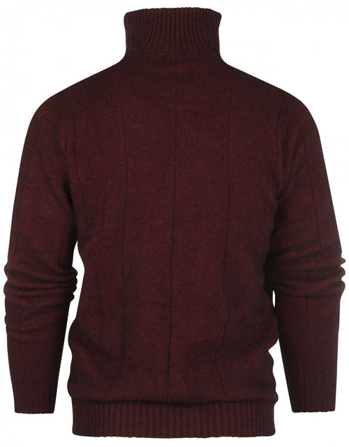 Sweater Javelin high zip | Bordeaux Red