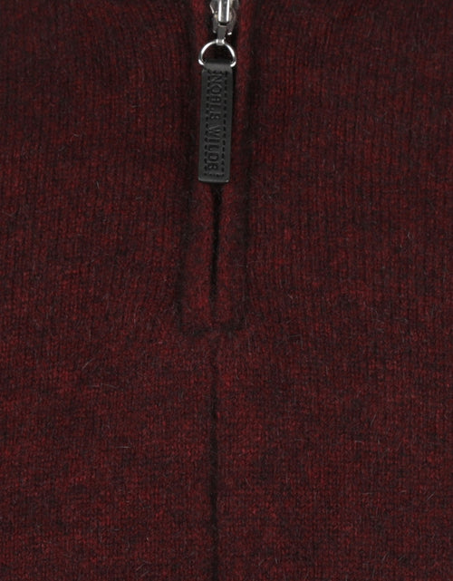 Sweater Javelin high zip | Bordeaux Red