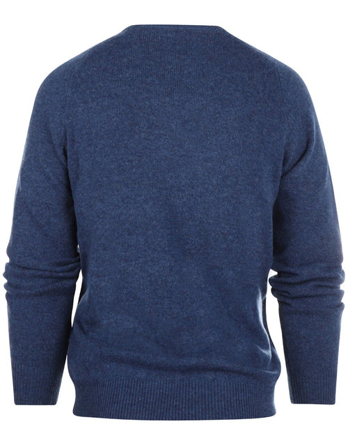 Pullover Lamswol ronde hals | Blauw