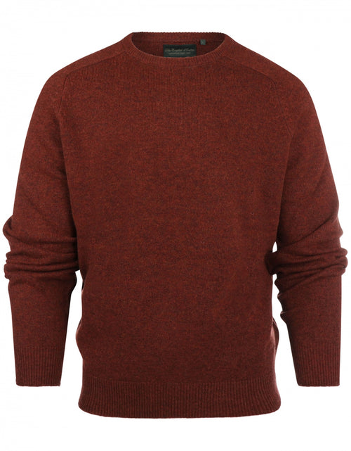 Pullover Lambswool round neck | Red