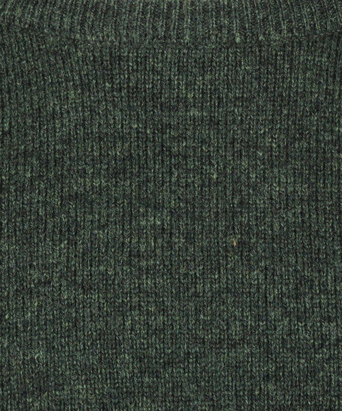 Pullover Lambswool round neck | Green