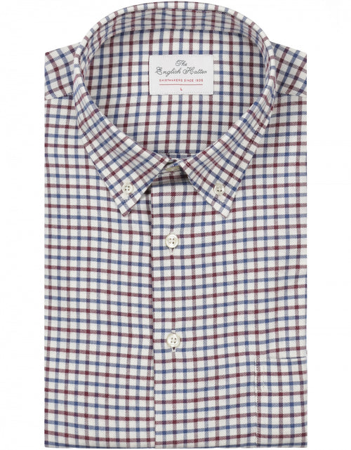 Cotton Shirt Button Down Regular Fit | Blue