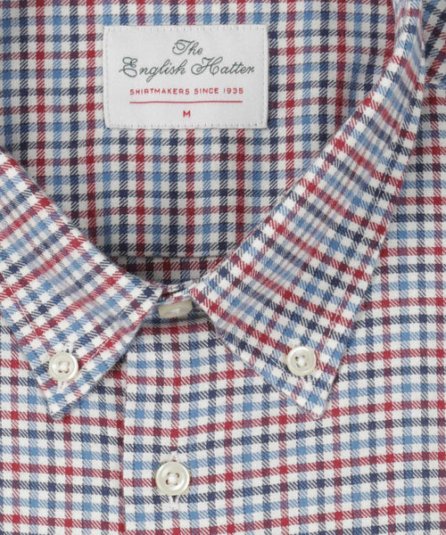 Cotton Shirt Button Down Regular Fit | Blue