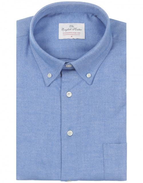 Katoenen Overhemd Button Down Regular Fit | Blauw