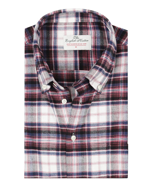 Cotton Shirt Button Down Regular Fit | Blue