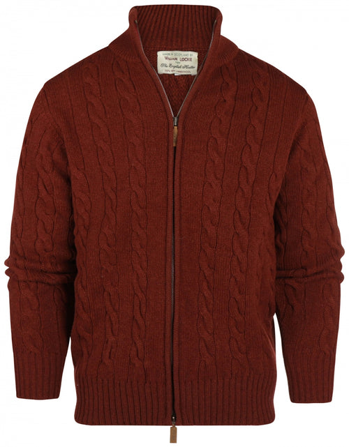 William Locke Cable Zip Cardigan | Sienna