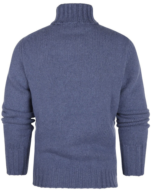 Turtleneck Geelong Cashmere | Denim Blue