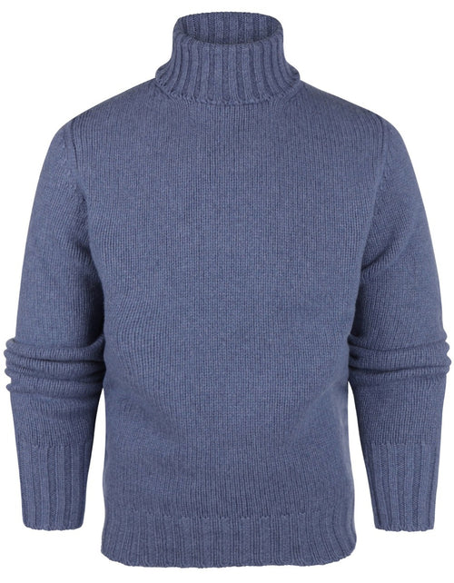 Turtleneck Geelong Cashmere | Denim Blue